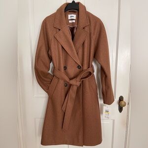 DKNY Dark Camel coat